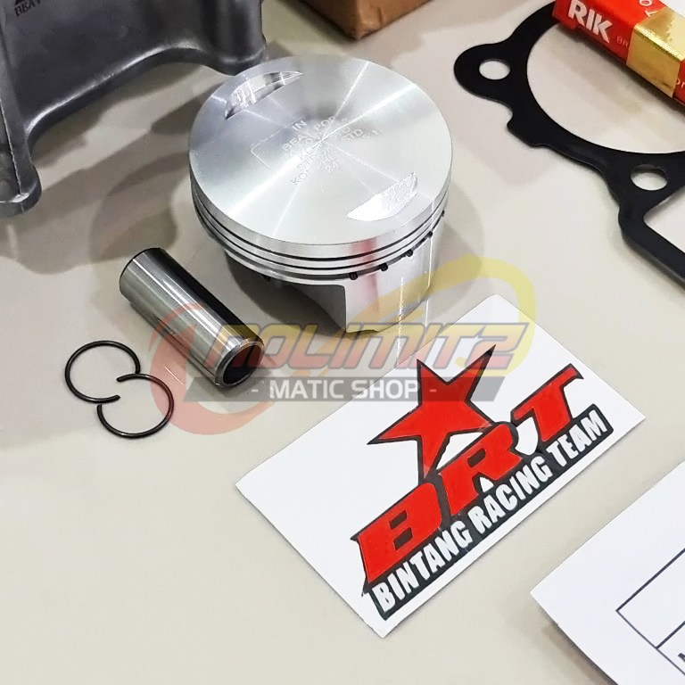 Blok Mesin BRT Bore Up Piston 54.5mm Honda Beat Scoopy Vario 110 ESP