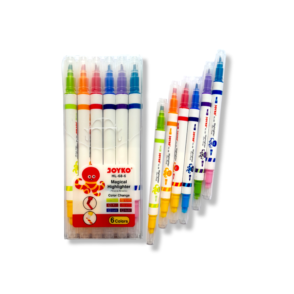 

JOYKO HL-68-6 Magical Highlighter 6 Warna - Set