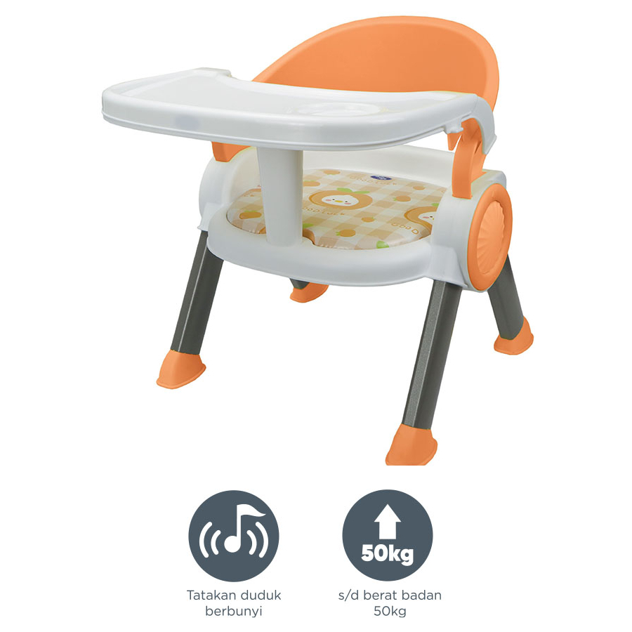Baby Safe Dining Chair Removable Tray Kursi Makan Anak BO03