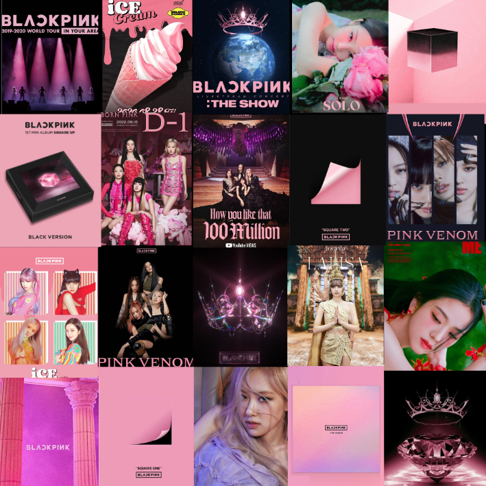 POSTER BLACKPINK AESTHETIC DINDING WALLPAPER TUMBLR SERIES 2