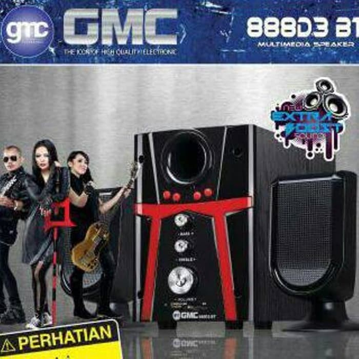 GMC 888D3 BT SPEAKER BLUETOOTH GMC SUBWOOFER SUPER BASS