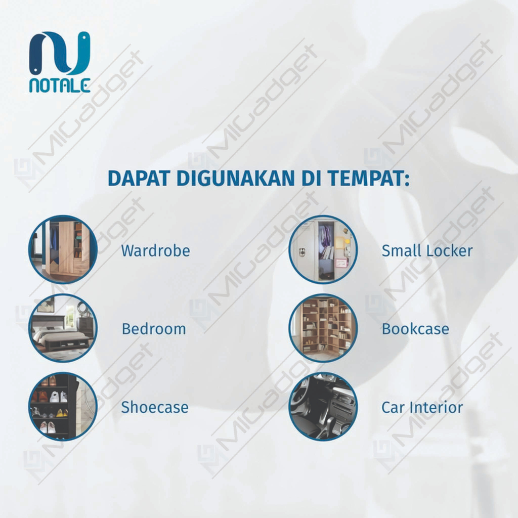 Notale Mini Dehumidifier Air Dryer Serap Kelembapan Dry Humidifier