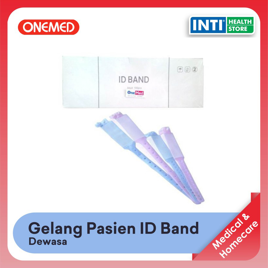 Onemed | Gelang Pasien ID Band Dewasa | Gelang Rumah Sakit | ID Band