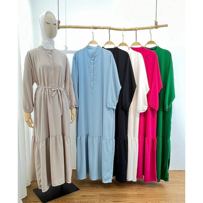 gamis snow sheer / gamis silk / gamis ld 120cm