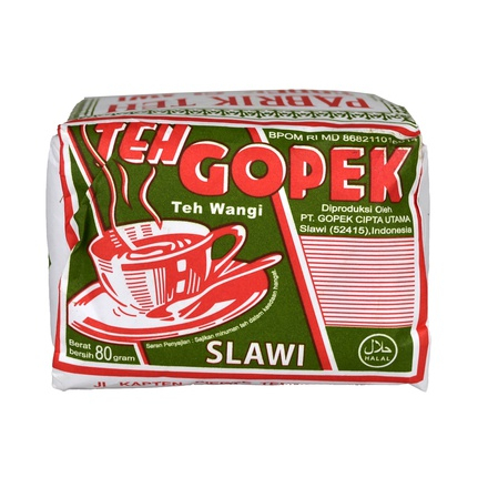 

TEH GOPEK SLAWI 40 GRAM (Ecer/satuan)