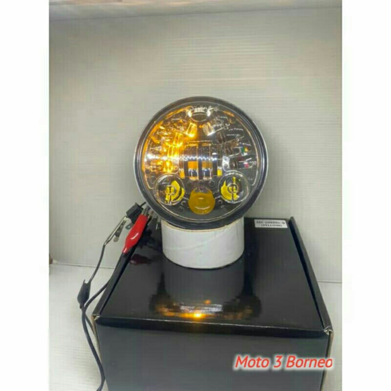 Lampu depan Daymaker predator 5,7inch 75watt Ori Dot Sae