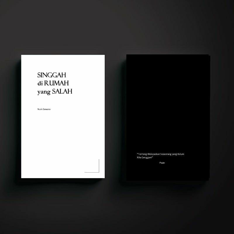 

buku Singgah di rumah yang salah