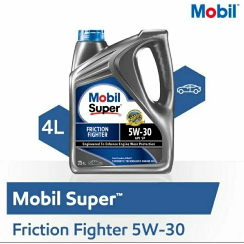 Oli Mobil Super Friction Fighter 5W30 / 5W-30 / 5-W30 Api SP (4L/4 L)