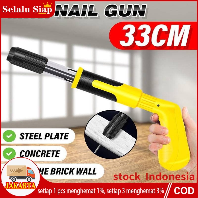 Alat Paku Keling Pistol Kuku Baja Manual Mini Alat Daya untuk Mesin Paku Keling Pengencang Dinding Rumah Slot Kawat Jangkar/alat paku tembak/perlengkapan pertukangan/nail gun cordless/nail gun pistol paku baja--Rivet Tool Manual Steel Na