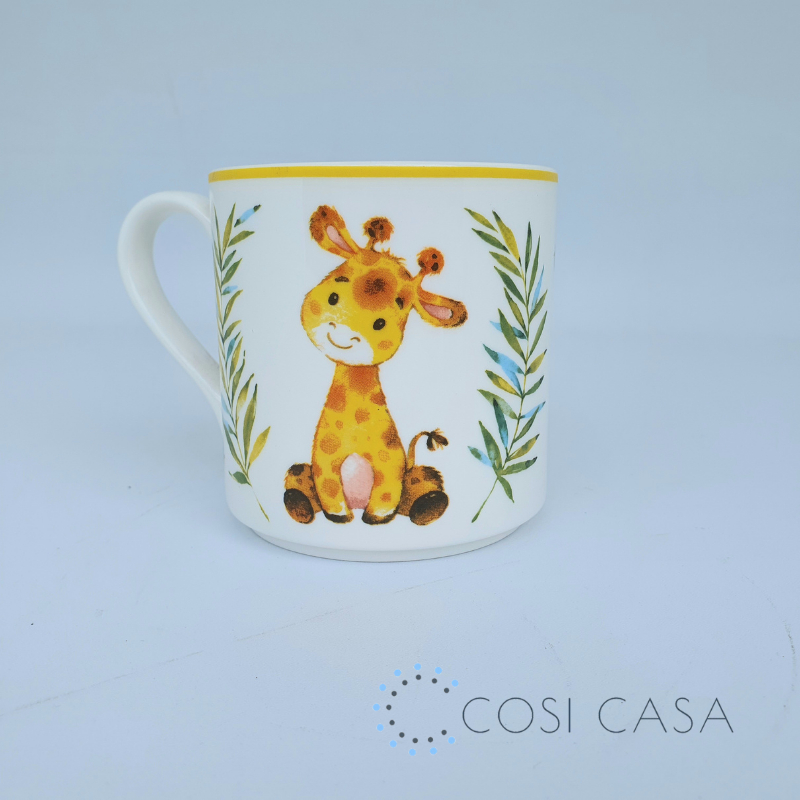 Mug Anak Lumerpa ANIMAL Stackable 320 ml JOJO (Jerapah) COSICASA KIDS