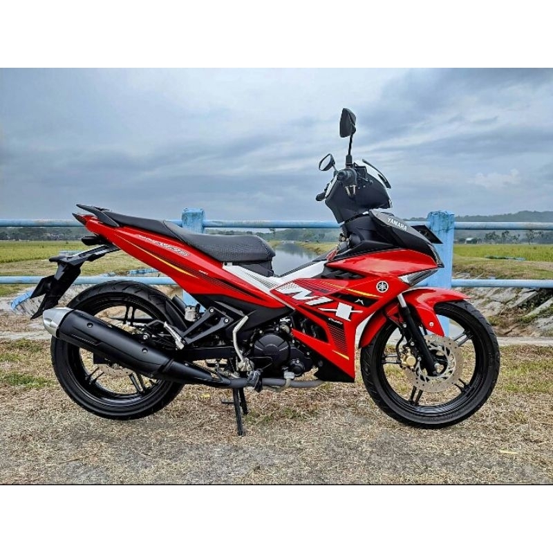 striping sticker standar Yamaha MX king 150 2022 merah