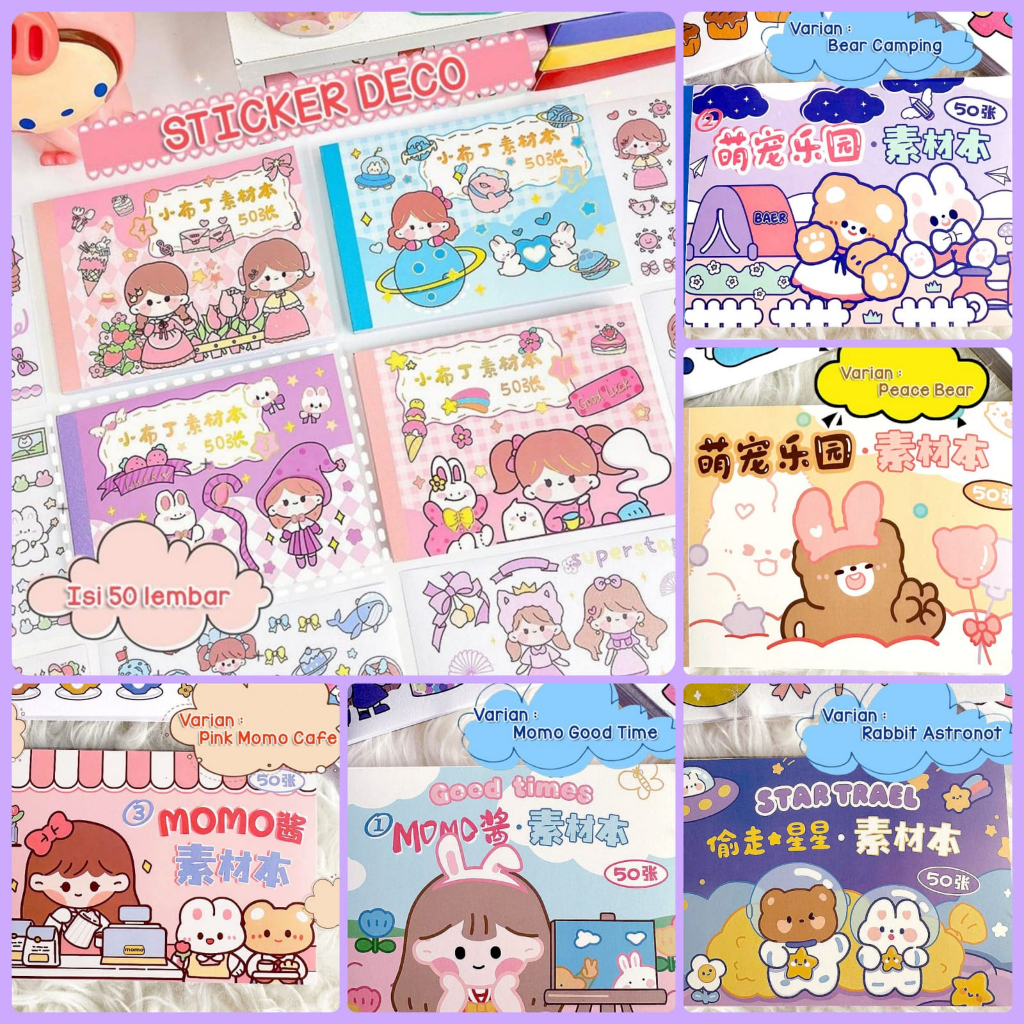 

DIARY DECO ALBUM MOMO ISI 50 LEMBAR | STIKER LUCU | MOMO | STIKET BOTOL MINUM | STIKER MINI | ALBUM STIKER MOMO | STIKER KOREA | LABEL STIKER | SCRAPBOOK STICKER | DIARY STIKER