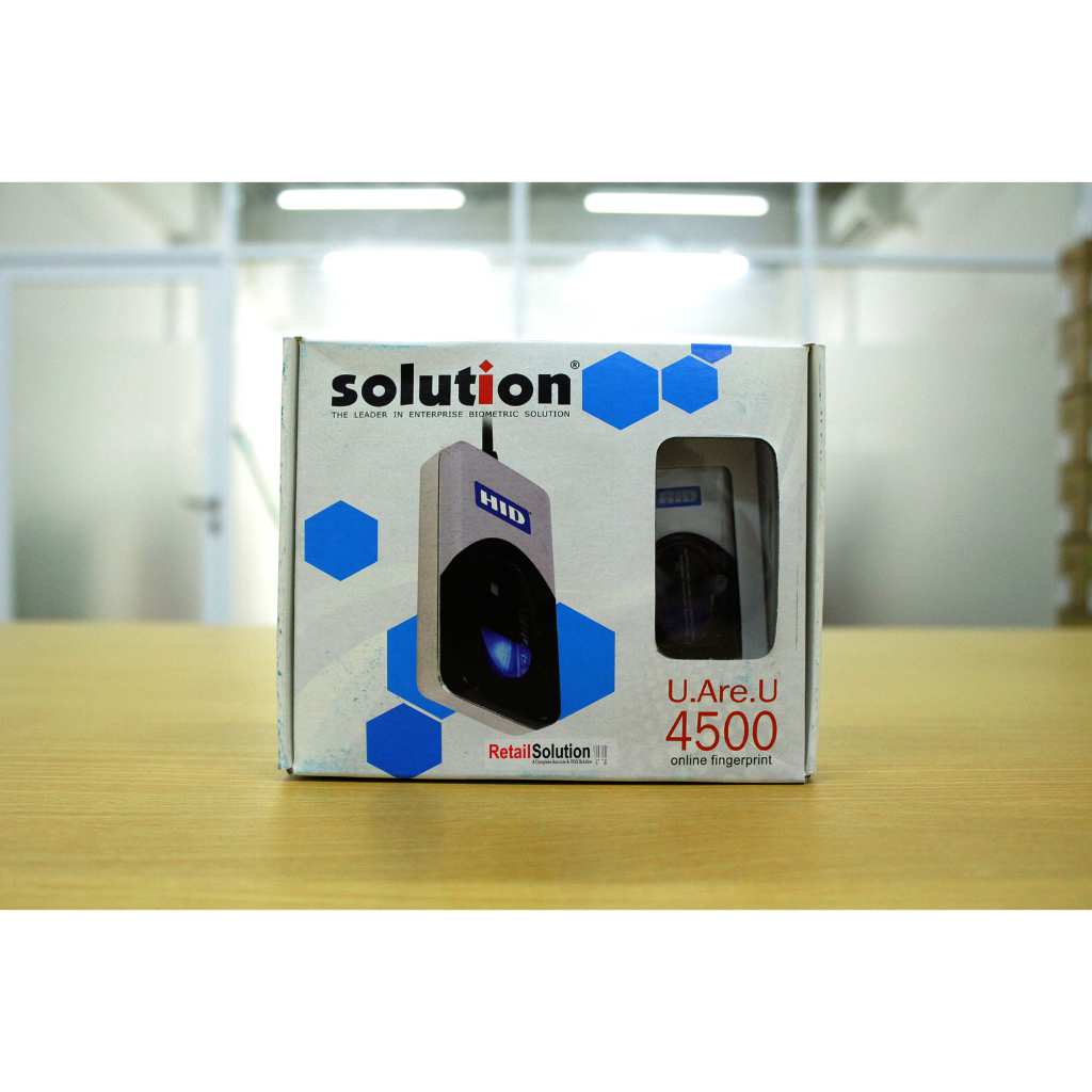 Mesin Sidik Jari Fingerprint USB - Solution U ARE U 4500 + Software