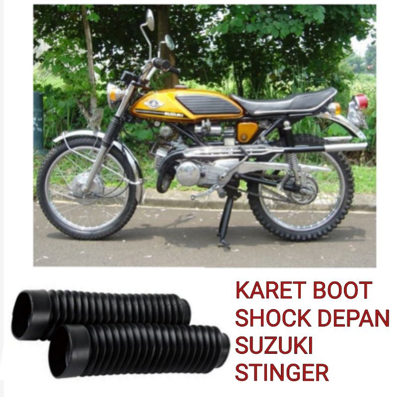 Karet boot shock depan Suzuki Stinger karet Skok depan shockbreaker Suzuki stinger