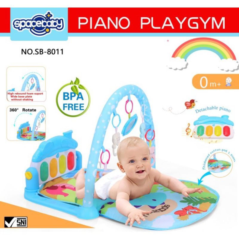 SPACEBABY PIANO PLAYGYM SB 8011 MAINAN BAYI