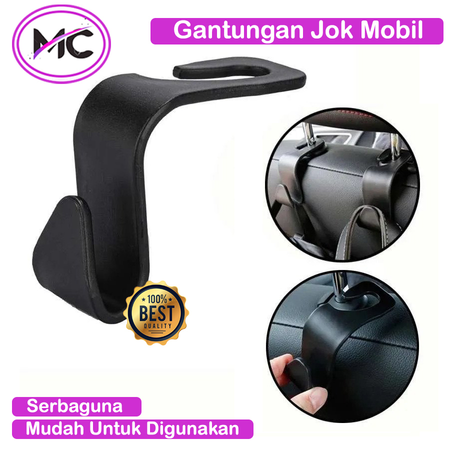 Gantungan Jok Mobil Hook Hanger Holder Headrest Gantungan Pengait Barang Di Jok Mobil Cantolan Organizer