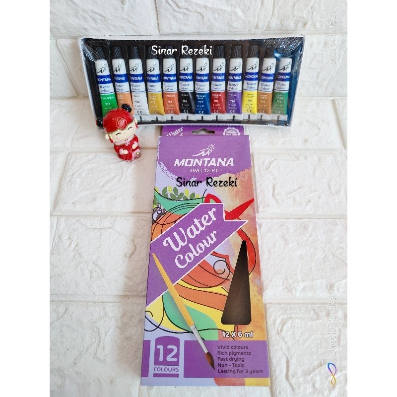 

12 warna!! Water colour montana/cat air montana/cat air non toxic