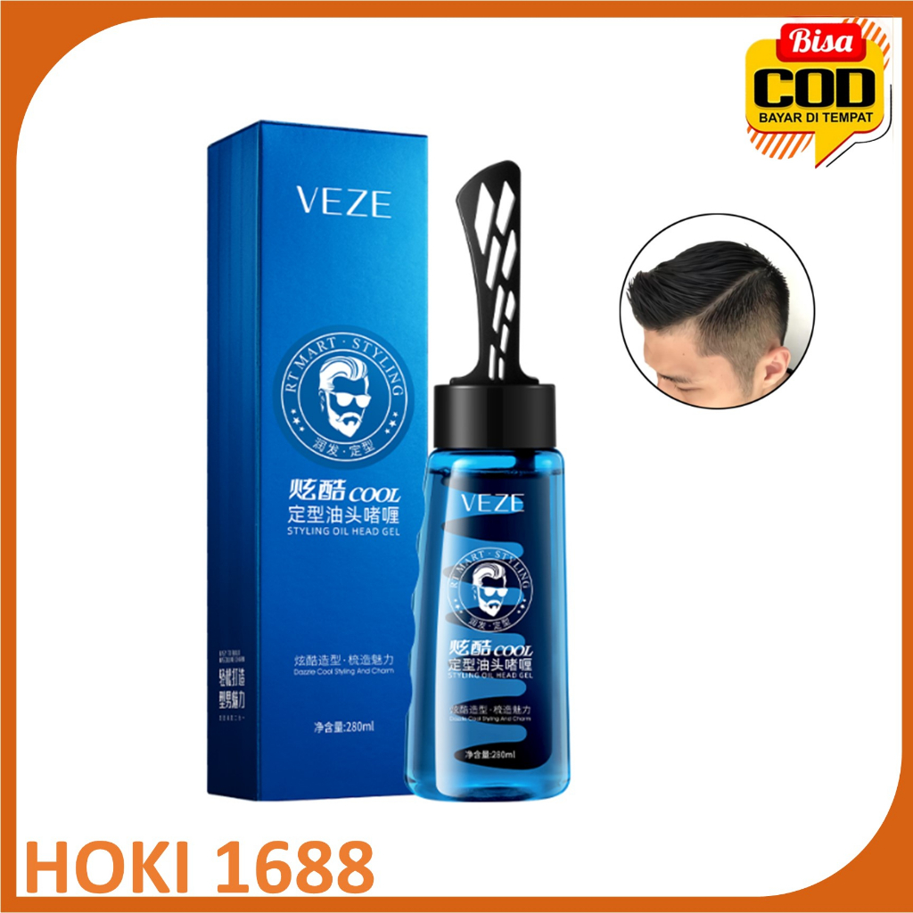 VEZE Minyak Rambut Pria styling oil head gel 280ml