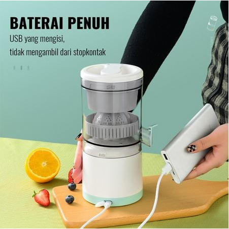 Slowww Blender Mini Juicer Portable Alat Peras Buah Otomatis Multifungsi