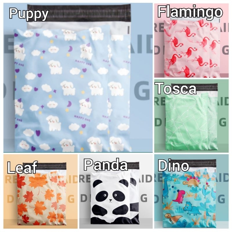 Plastik Polymailer Motif Pengganti Kertas Kado / Plastik Motif Kado