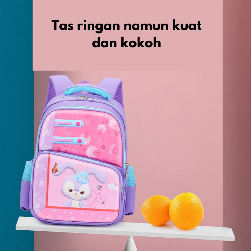 [M.Toys] Tas Ransel Anak Sekolah Buat TK Sampai SD Motif Timbul Tahan Air Kualitas Import Premium -M0235