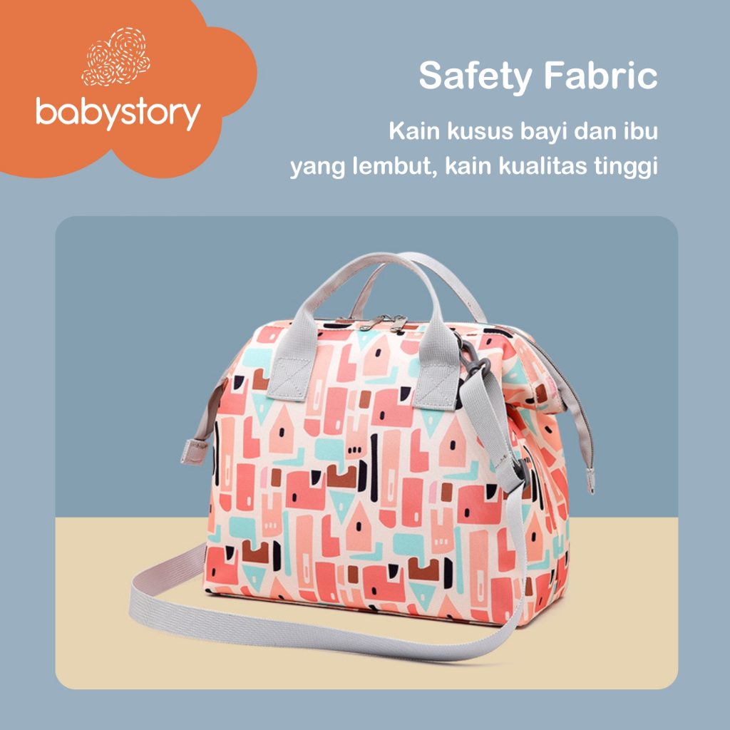 TAS BAYI WATERPROOF BACKPACK/TAS PERLENGKAPAN BABY/RANSEL/TAS POPOK / DIAPER BAG/TAS MAMI/TAS WANITA