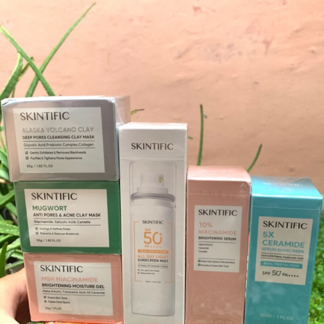 30GR SKINTIFIC BARRIER REPAIR MOISTURE GEL // MUGWORT MASK SERUM SUNSCREEN SKINTIFIC