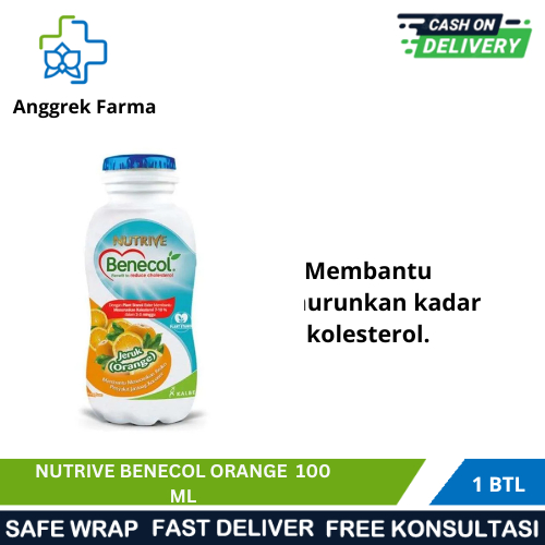 

NUTRIVE BENECOL RASA ORANGE 100 ML / MINUMAN UNTUK PENURUN KOLESTEROL