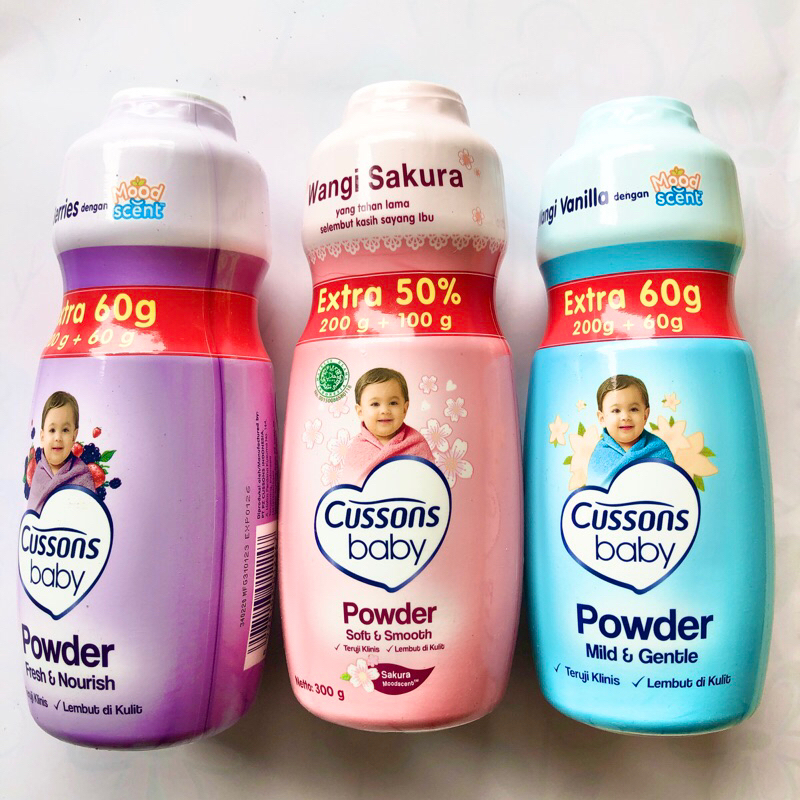 CUSSONS Baby Powder 200 g + 60 g