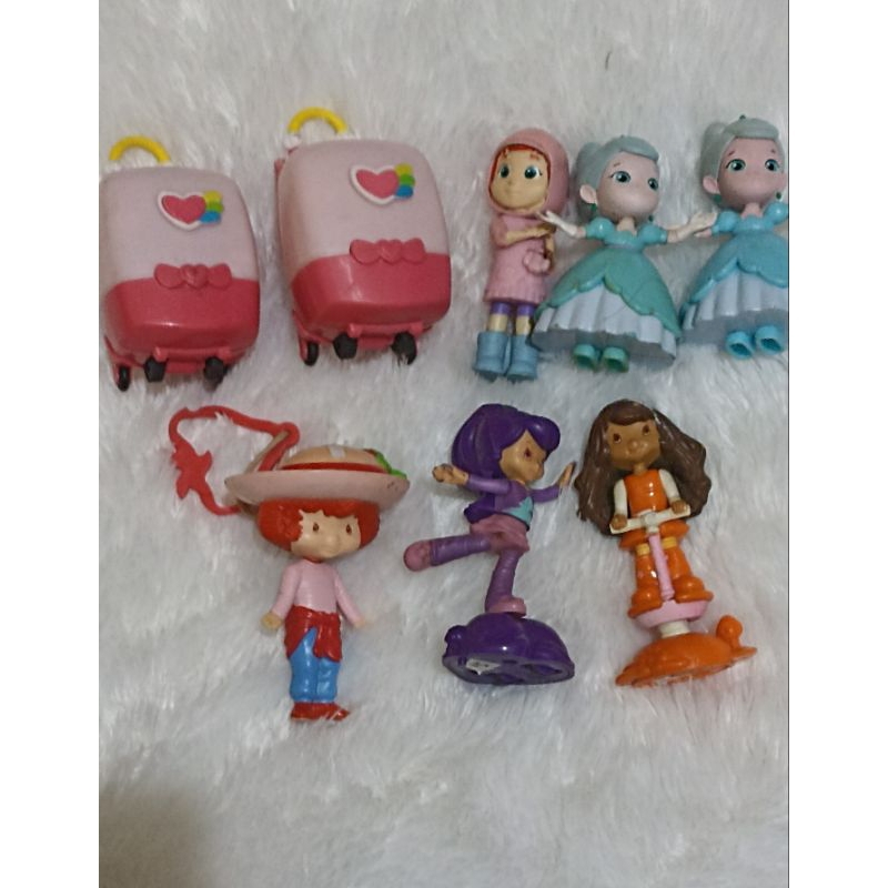 Mainan RUBI BEKAS Action Figure figure strawberry shortcake Rainbow Ruby Putri Kiki Tas koper Ruby H