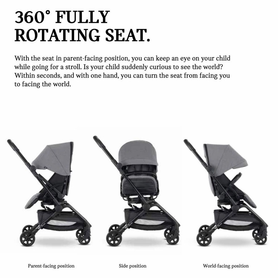 EASYWALKER MINI BUGGY TURN - OXFORD BLACK