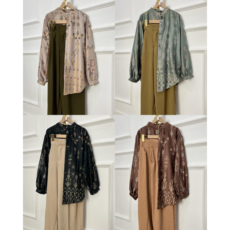 Oneset Baju Motif Silk