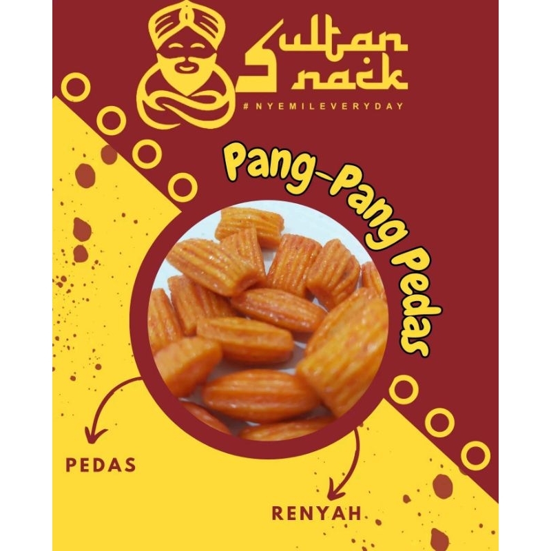 

Pang pang pedas// Snack bantal// 150 gram