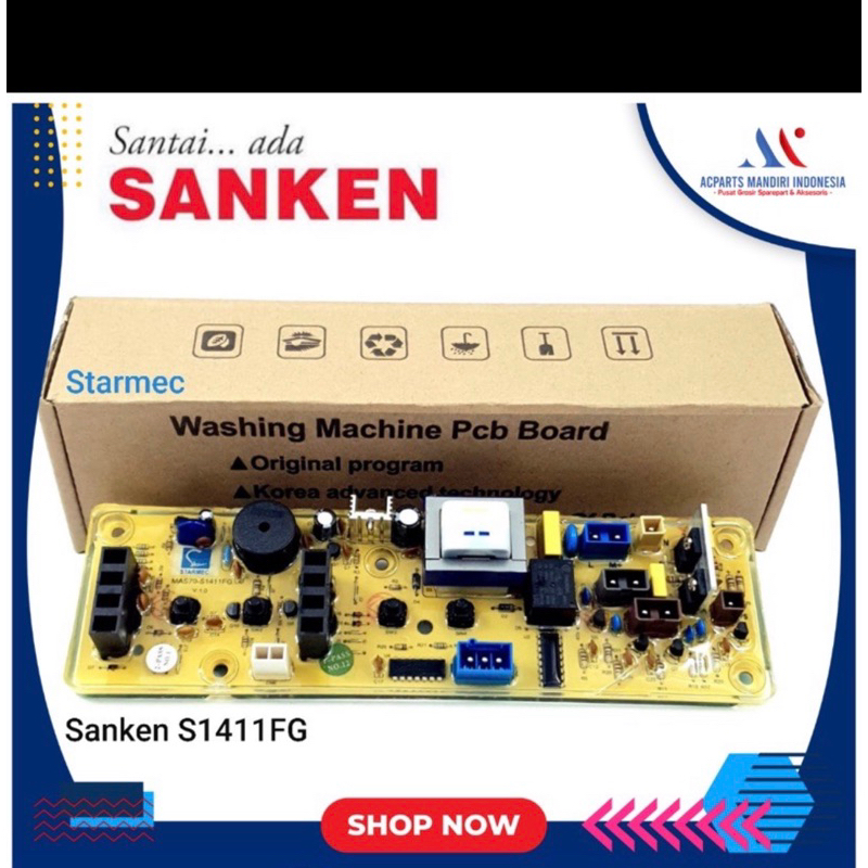 SANKEN S1411FG modul pcb mesin cuci top Loading