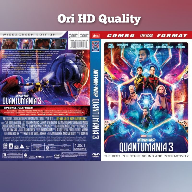 Kaset Action Ant-man Wasp Quantumania (2023)