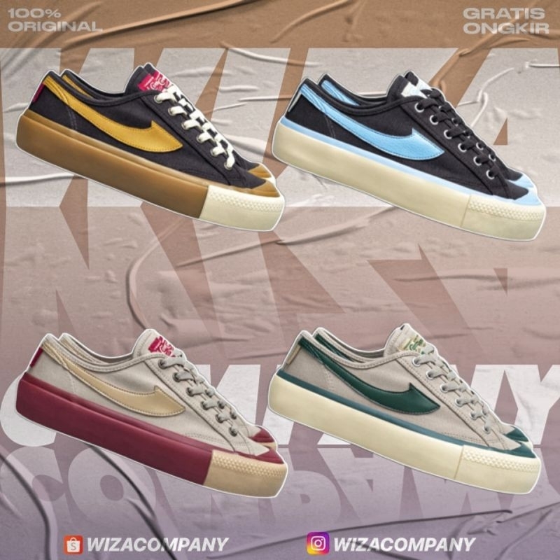 (ORIGINAL) COMPASS GAZELLE LOW SEASONAL COLORS CARAMEL / CHOCO ICE / WAFER GREEN / WAFER MAROON BRAN