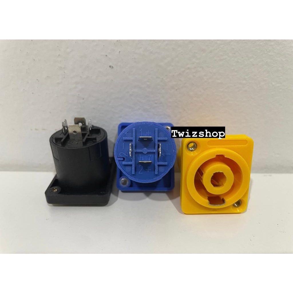 Soket Spikon Original / Socket Speakon Female 4P Jack Konektor Audio