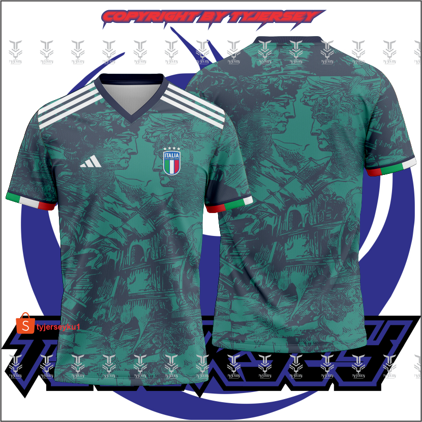 JERSEY ITALIA YUNANI FANTASI 2022 FULL PRINTING