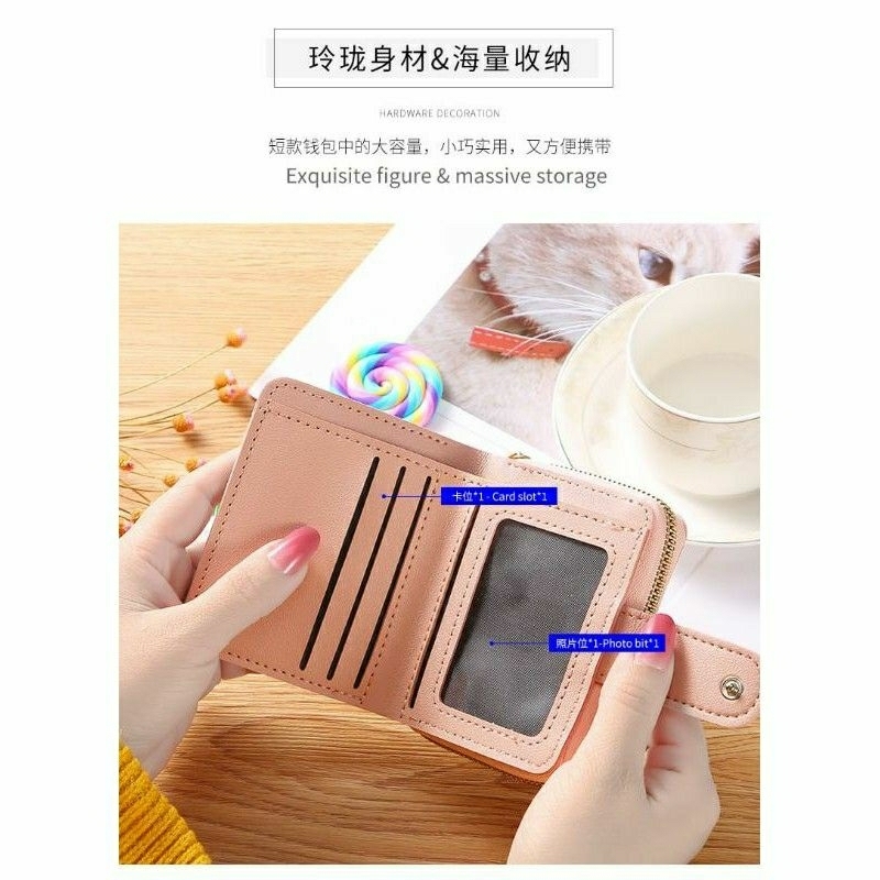 Arifirn D818 - Premium Dompet Lipat Wanita Murah