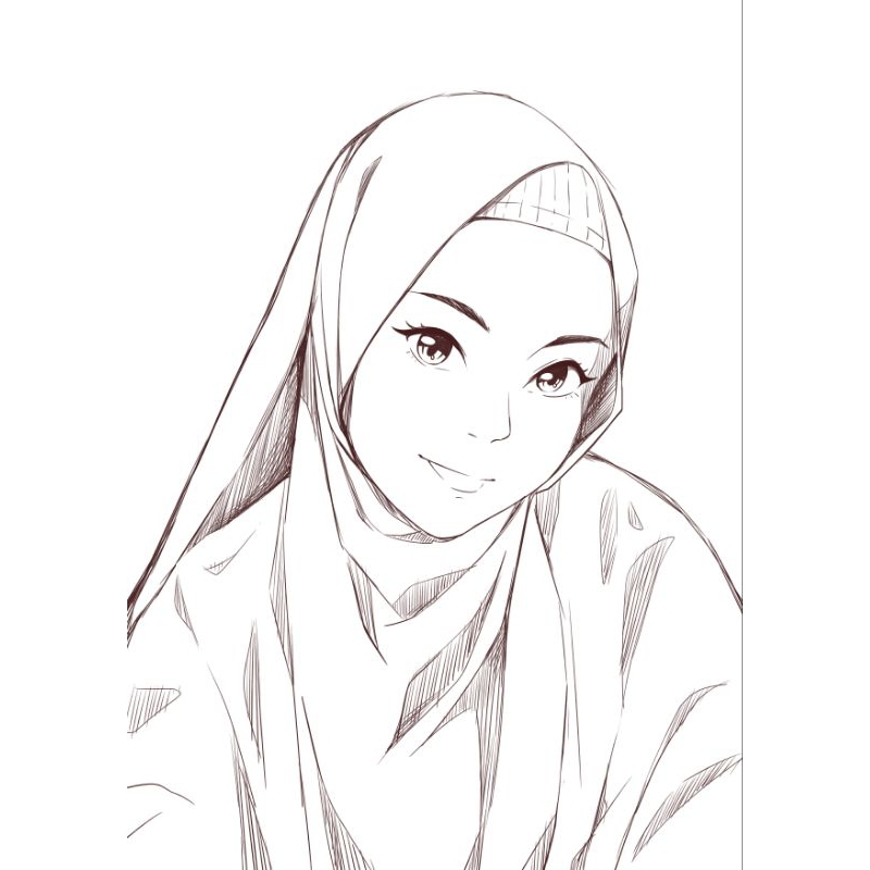 [OPEN] JASA SKETCH ONLY Ilustrasi Commision anime fanart