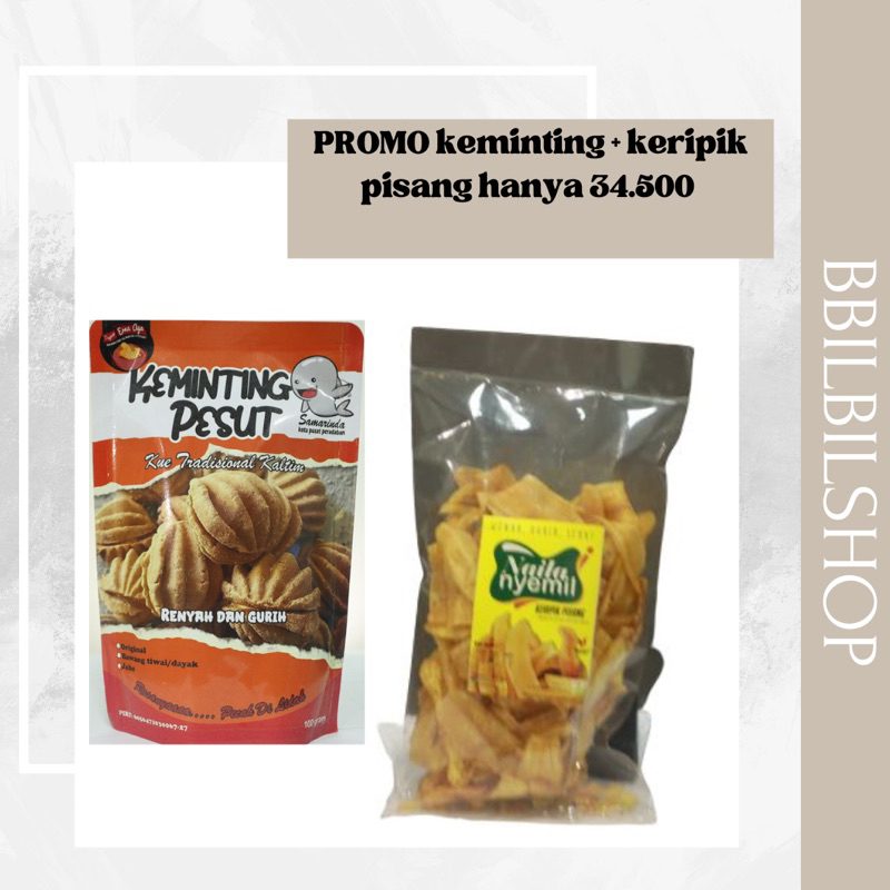 

PROMO Keminting + keripik pisang