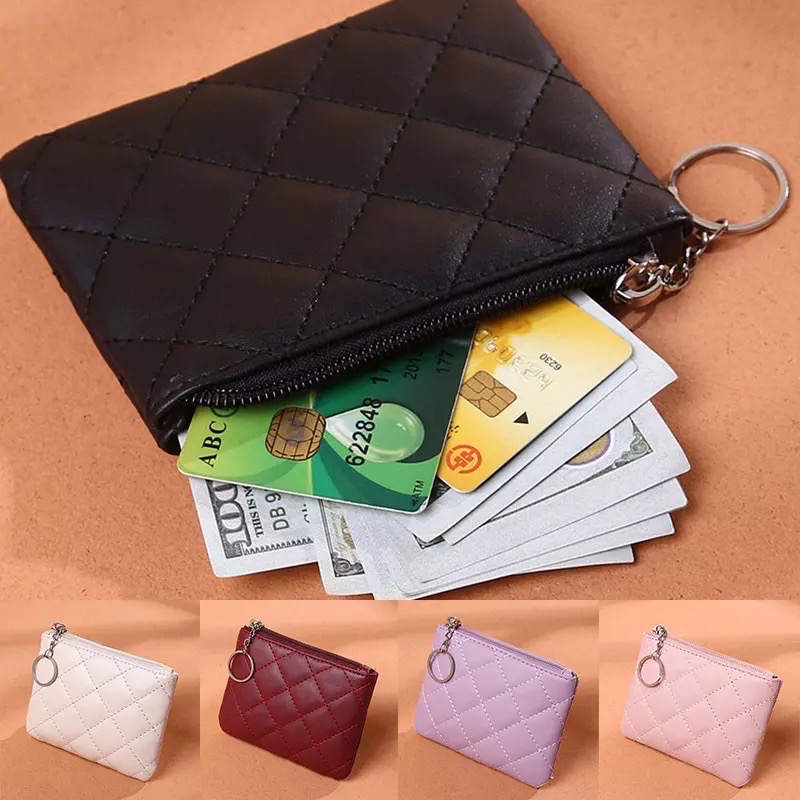 PROMO SALE 7.7 - DOMPET WANITA KECIL DOMPET KOIN KULIT PU LEATHER PREMIUM BAEOS