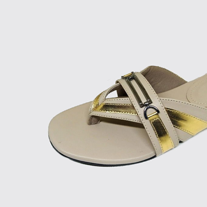 Flip Flop Jenna - Sandal Flat Wanita (Ukuran Besar Kaki Jumbo) Sendal Pesta Santai Jepit Capit Mewah Cantik Cewek Big Size