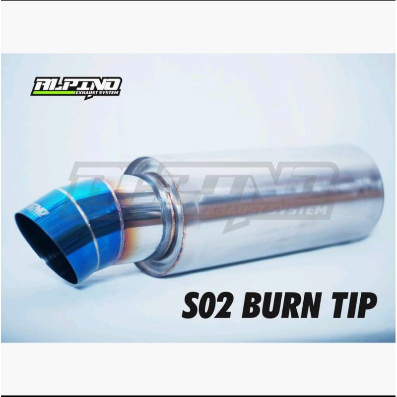 Knalpot Alpino Exhaust S02 Burn Tip