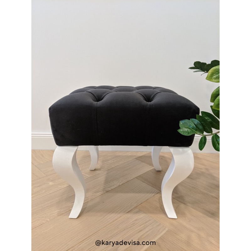 square sofa classic ottoman / kursi sofa kecil unik minimalis