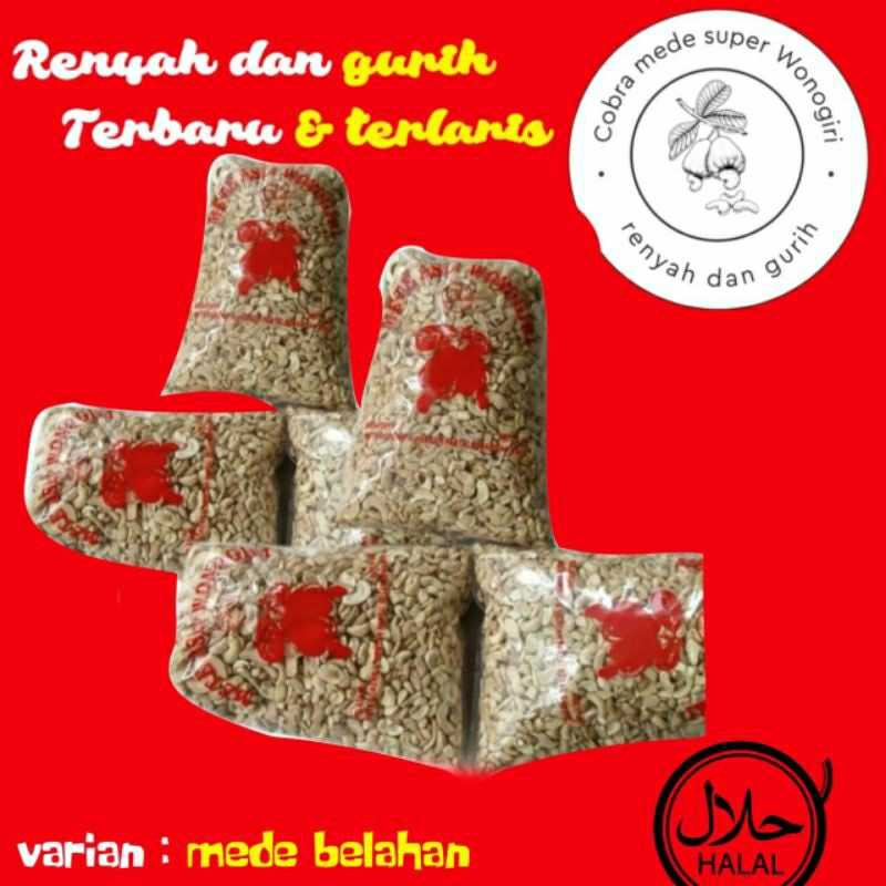 

Kacang Mede Belahan Mentah Oven 1 kg