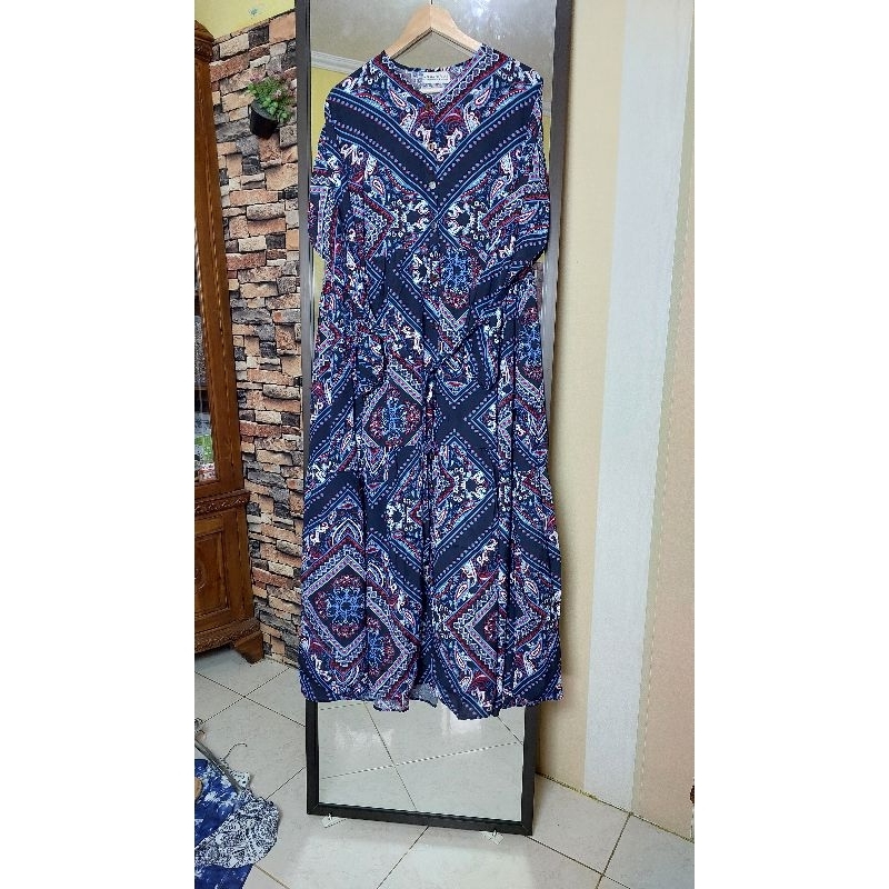 baju gamis katun crepe import.trima jait fashiin kodian