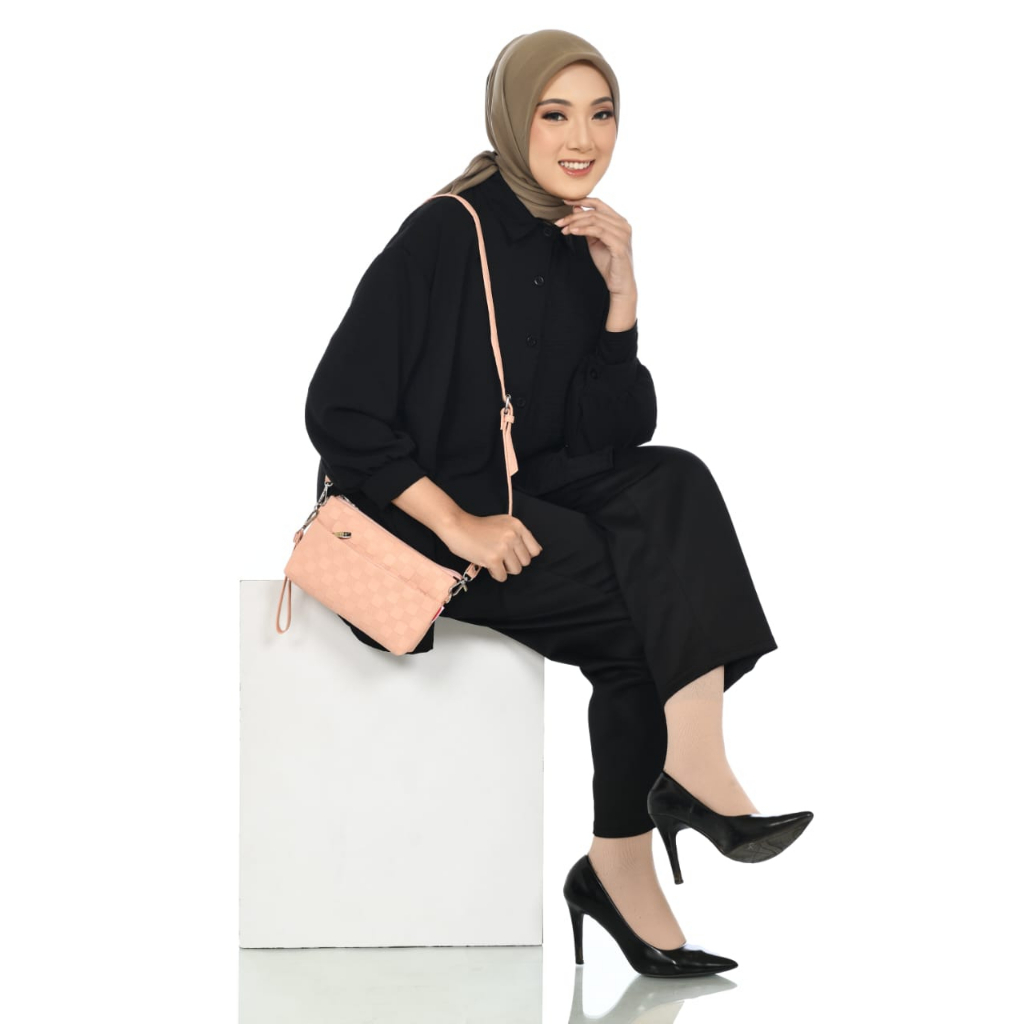 kiara marvel by inoe original inoe wanita slempang  tas wanita kekinian tas wanita harian tas serbaguna best seller sling bag tas slempang terbaru best seller tas slempang pariput tas slempang korean style tas slempang import chocoly dhanisa flip fuji wil