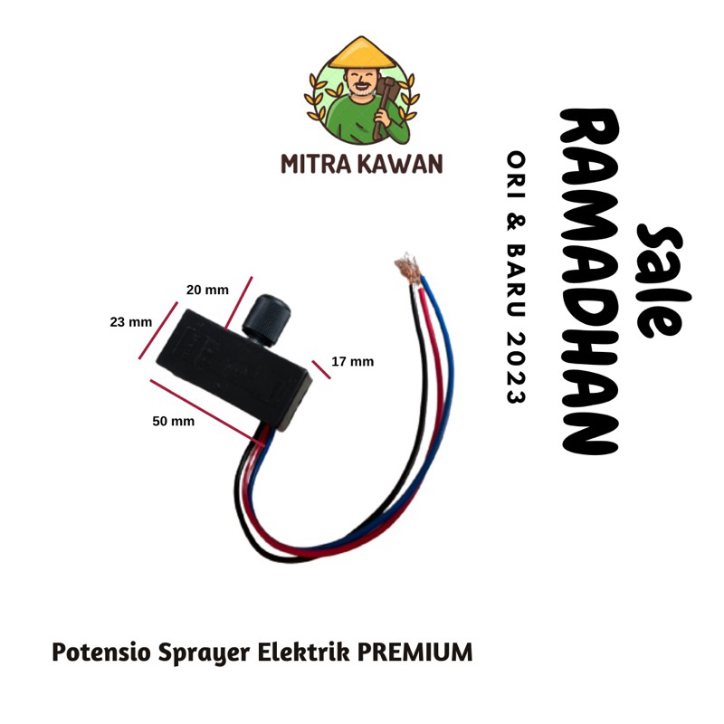 Potensio Sprayer Elektrik Manual PREMIUM