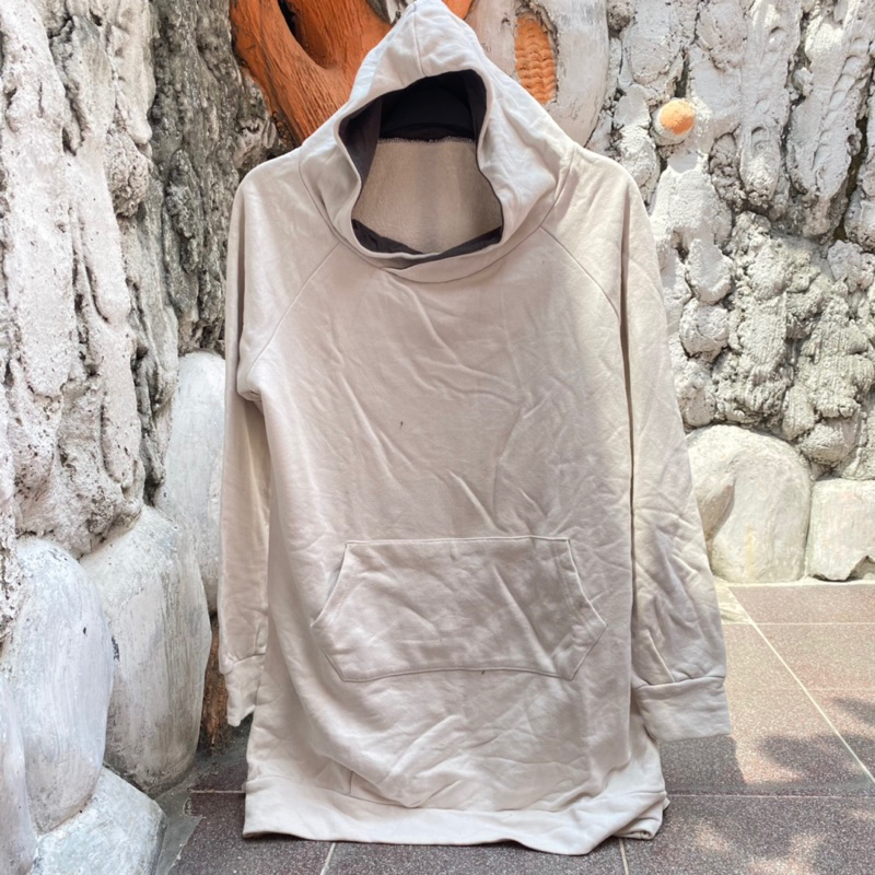 Sweater Hoodie Polos Unisex White Original Second All Size